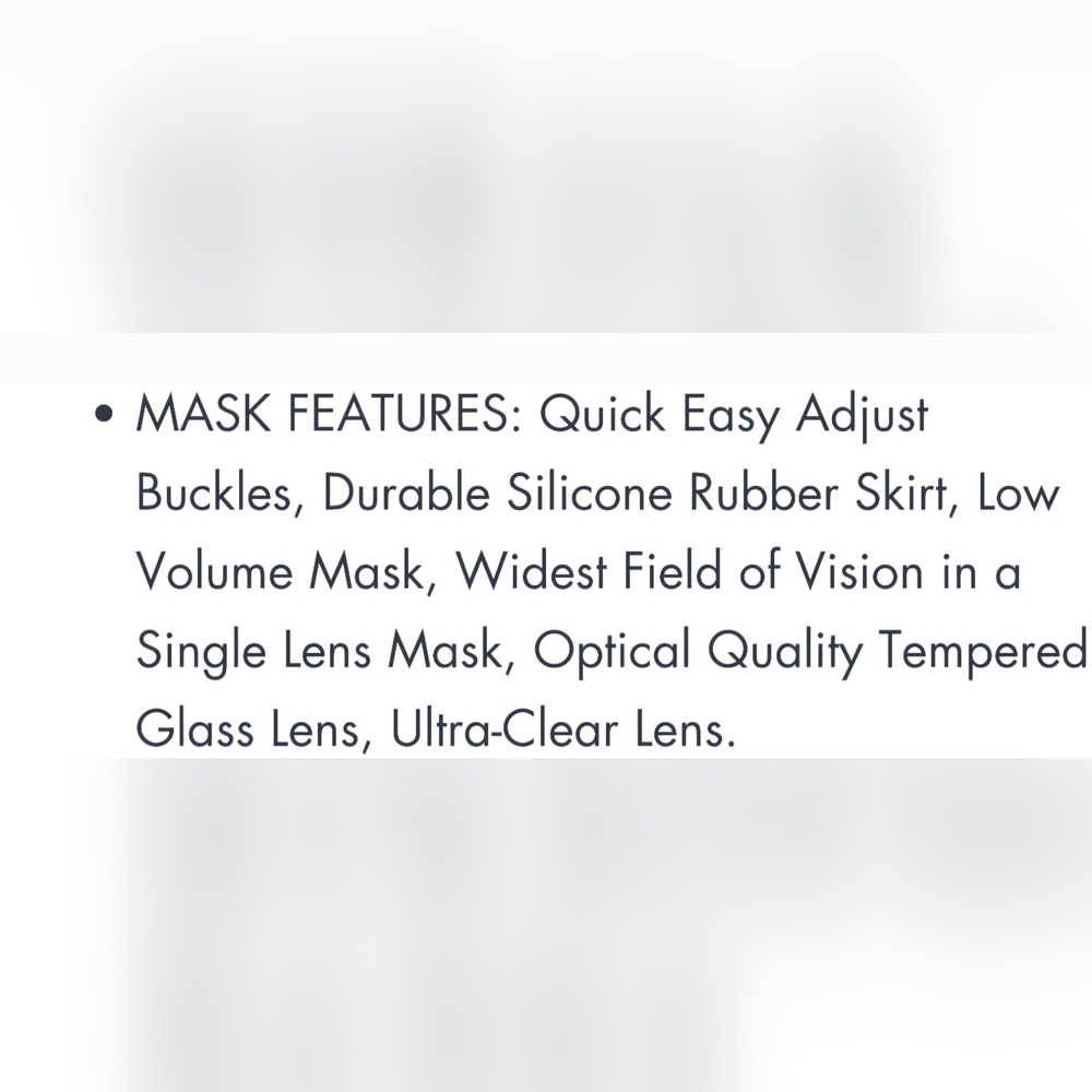 Set Of 3 Professional Swim Mask - Picture 3 of 3